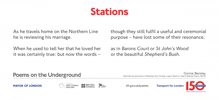 Stations – Poems on the Underground